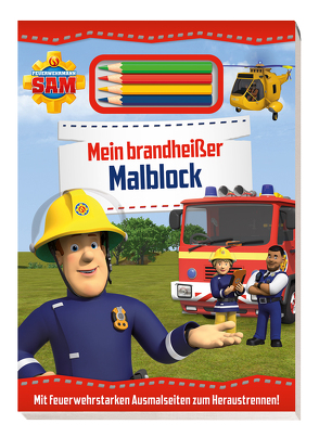 Feuerwehrmann Sam: Mein brandheißer Malblock von Panini