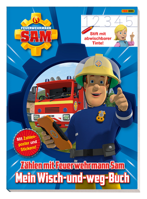 Feuerwehrmann Sam: Mein Wisch-und-weg-Buch: Zählen mit Feuerwehrmann Sam von Panini