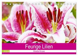 Feurige Lilien (Tischkalender 2024 DIN A5 quer), CALVENDO Monatskalender von Kruse,  Gisela