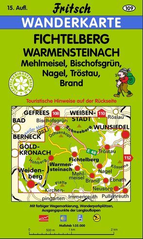 Fichtelberg – Warmensteinach von Fritsch Landkartenverlag