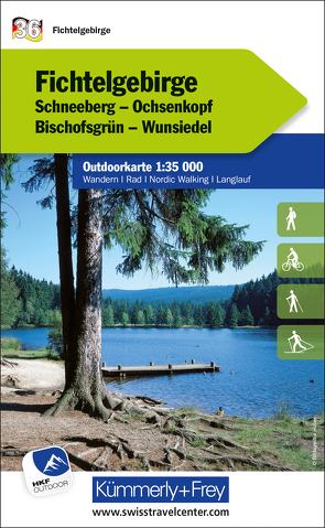 Fichtelgebirge Nr. 36 Outdoorkarte Deutschland 1:35 000