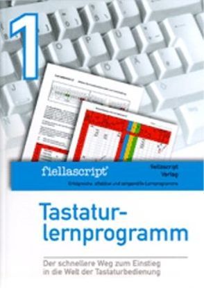 fiellascript Tastaturlernprogramm Band 1 blau von Fiella,  Karl