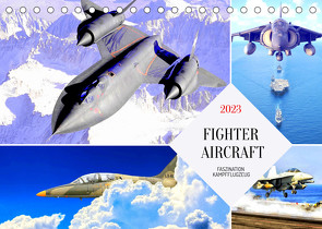 Fighter aircraft. Faszination Kampfflugzeug (Tischkalender 2023 DIN A5 quer) von Hurley,  Rose