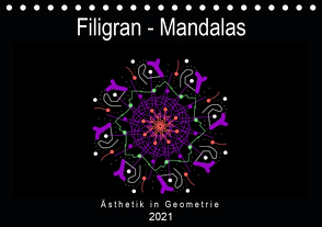 Filigran – Mandalas (Tischkalender 2021 DIN A5 quer) von Zapf,  Gabi