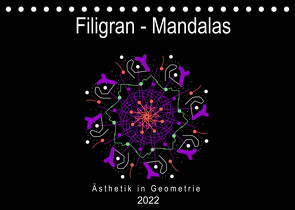 Filigran – Mandalas (Tischkalender 2022 DIN A5 quer) von Zapf,  Gabi