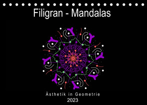 Filigran – Mandalas (Tischkalender 2023 DIN A5 quer) von Zapf,  Gabi