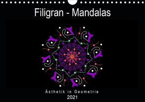 Filigran – Mandalas (Wandkalender 2021 DIN A4 quer) von Zapf,  Gabi