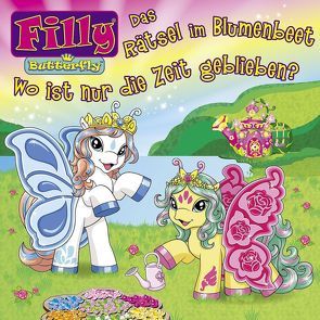 Filly – CD Hörspiele / 01: Das Rätsel im Blumenbeet / Wo ist nur die Zeit geblieben? von Derendorf,  Klaus, Infiesta,  Jose, Reimann,  Anke, Renk,  Ulrike, van Doreen,  Debby, Wagner,  Windy