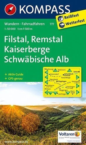 KOMPASS Wanderkarte Filstal, Remstal, Kaiserberge, Schwäbische Alb von KOMPASS-Karten GmbH