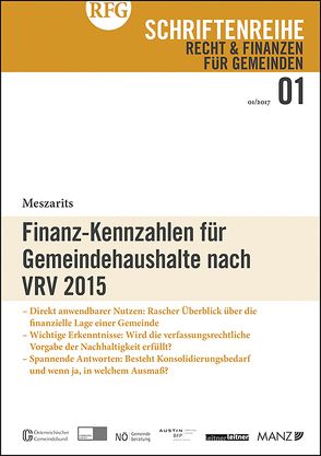 Finanz-Kennzahlen für Gemeindehaushalte nach VRV 2015 von Meszarits,  Veronika