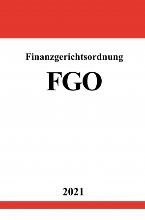 Finanzgerichtsordnung (FGO) von Studier,  Ronny