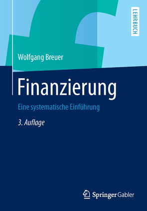 Finanzierung von Breuer,  Wolfgang