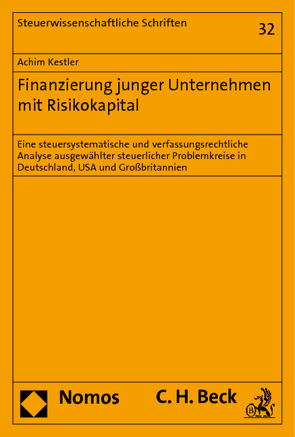 Finanzierung junger Unternehmen mit Risikokapital von Kestler,  Achim