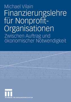 Finanzierungslehre für Nonprofit-Organisationen von Vilain,  Michael