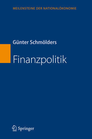 Finanzpolitik von Schmölders,  Günter