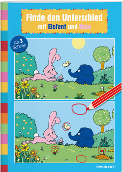 Finde den Unterschied mit Elefant und Hase von Baier,  Katja