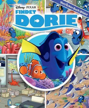 Findet Dorie – Verrückte Such-Bilder – Hardcover-Wimmelbuch