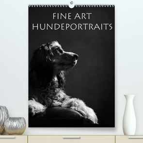 Fine Art Hundeportraits (Premium, hochwertiger DIN A2 Wandkalender 2023, Kunstdruck in Hochglanz) von Behr,  Jana