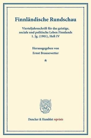 Finnländische Rundschau. von Brausewetter,  Ernst