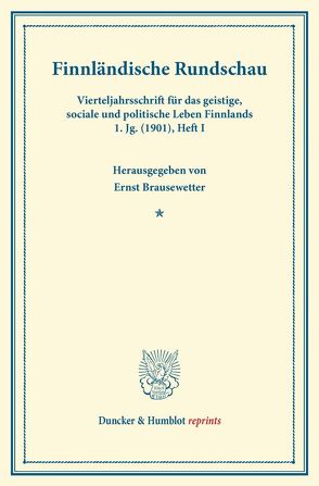 Finnländische Rundschau. von Brausewetter,  Ernst