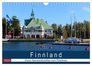 Finnland – Durch Seenlandschaften zum Polarkreis (Wandkalender 2024 DIN A4 quer), CALVENDO Monatskalender von Stephan,  Angelika