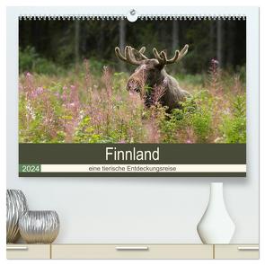 Finnland: eine tierische Entdeckungsreise (hochwertiger Premium Wandkalender 2024 DIN A2 quer), Kunstdruck in Hochglanz von Wünsch,  Alexandra