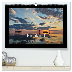 Finnland – Nordische Farbenspiele (hochwertiger Premium Wandkalender 2024 DIN A2 quer), Kunstdruck in Hochglanz von Bininda,  Andreas