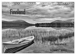 Finnland Panorama in schwarz-weiss (Wandkalender 2024 DIN A4 quer), CALVENDO Monatskalender von Thoschlag,  Anke