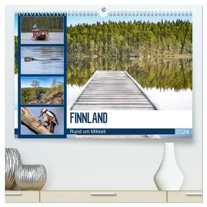 Finnland, Rund um Mikkeli (hochwertiger Premium Wandkalender 2024 DIN A2 quer), Kunstdruck in Hochglanz von Falke,  Manuela