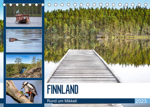 Finnland, Rund um Mikkeli (Tischkalender 2023 DIN A5 quer) von Falke,  Manuela