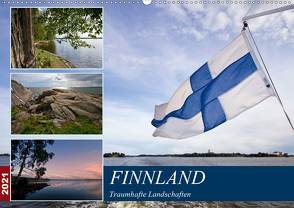 FINNLAND Traumhafte Landschaften (Wandkalender 2021 DIN A2 quer) von Viola,  Melanie