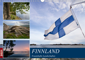 FINNLAND Traumhafte Landschaften (Wandkalender 2021 DIN A3 quer) von Viola,  Melanie