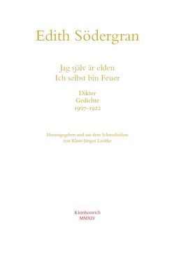 Finnlandschwedische Literatur der Avantgarde – 5 Bände in Kassette von Björling,  Gunnar, Diktonius,  Elmer, Enckell,  Rabbe, Liedtke ,  Klaus-Jürgen, Olsson,  Anders, Parland,  Henry, Södergran,  Edith