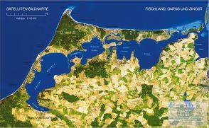 Fischland, Darss und Zingst – Satellitenbildkarte 1:100.000