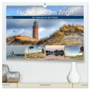 Fischland Darß Zingst – Die Halbinsel an der Ostsee (hochwertiger Premium Wandkalender 2024 DIN A2 quer), Kunstdruck in Hochglanz von Gierok,  Steffen