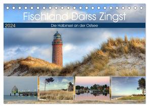 Fischland Darß Zingst – Die Halbinsel an der Ostsee (Tischkalender 2024 DIN A5 quer), CALVENDO Monatskalender von Gierok,  Steffen