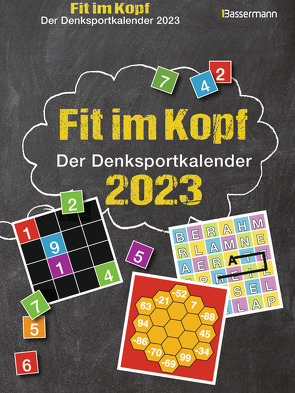 Fit im Kopf – der Denksport-Kalender 2023. Jeden Tag Gehirnjogging mit dem beliebten Abreißkalender von Krüger,  Eberhard