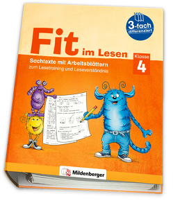 Fit im Lesen – Sachtexte, Klasse 4 von Schumacher,  Eva, Schumacher,  Katrin, Stehr,  Sabine