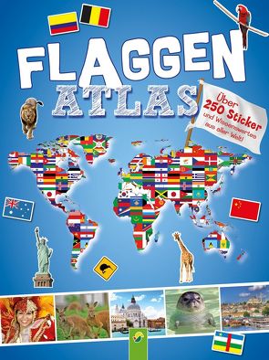 Flaggenatlas mit Stickern