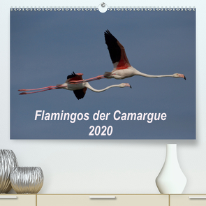 Flamingos der Camargue 2020 (Premium, hochwertiger DIN A2 Wandkalender 2020, Kunstdruck in Hochglanz) von Photo-Pirsch