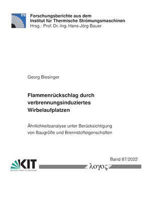 Flammenrückschlag durch verbrennungsinduziertes Wirbelaufplatzen. von Blesinger,  Georg