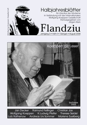 Flandziu. Halbjahresblätter für Literatur der Moderne / Koeppen als Leser von Klein,  Jürgen