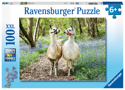 Ravensburger Kinderpuzzle – 12941 Flauschige Freundschaft – Lama-Puzzle für Kinder ab 6 Jahren, mit 100 Teilen im XXL-Format