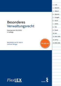 FlexLex Besonderes Verwaltungsrecht | Studium von Institut für Öffentliches Recht und Politikwissenschaften