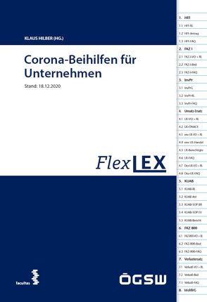 FlexLex Corona-Beihilfen für Unternehmen von Hilber,  Klaus