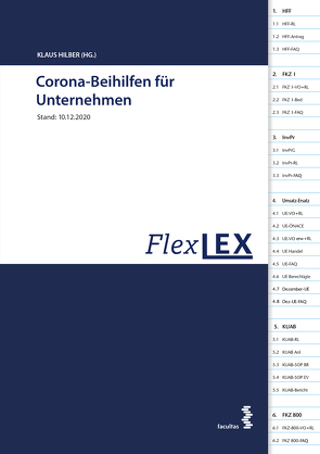 FlexLex Corona-Beihilfen für Unternehmen von Hilber,  Klaus