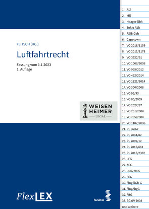 FlexLex Luftfahrtrecht von Flitsch,  Martina