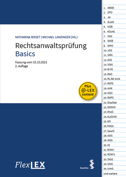 FlexLex Rechtsanwaltsprüfung Basics von Bisset,  Katharina, Lanzinger,  Michael