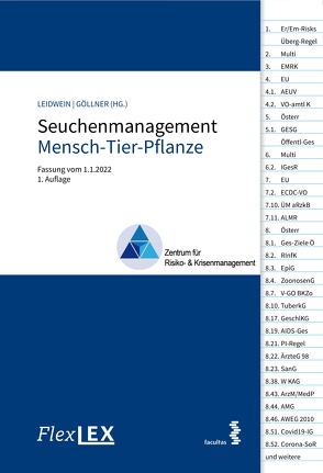 FlexLex Seuchenmanagement – Mensch-Tier-Pflanze von Göllner,  Johannes, Leidwein,  Alois