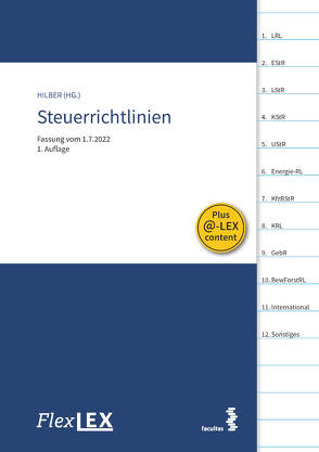 FlexLex Steuerrichtlinien von Hilber,  Klaus